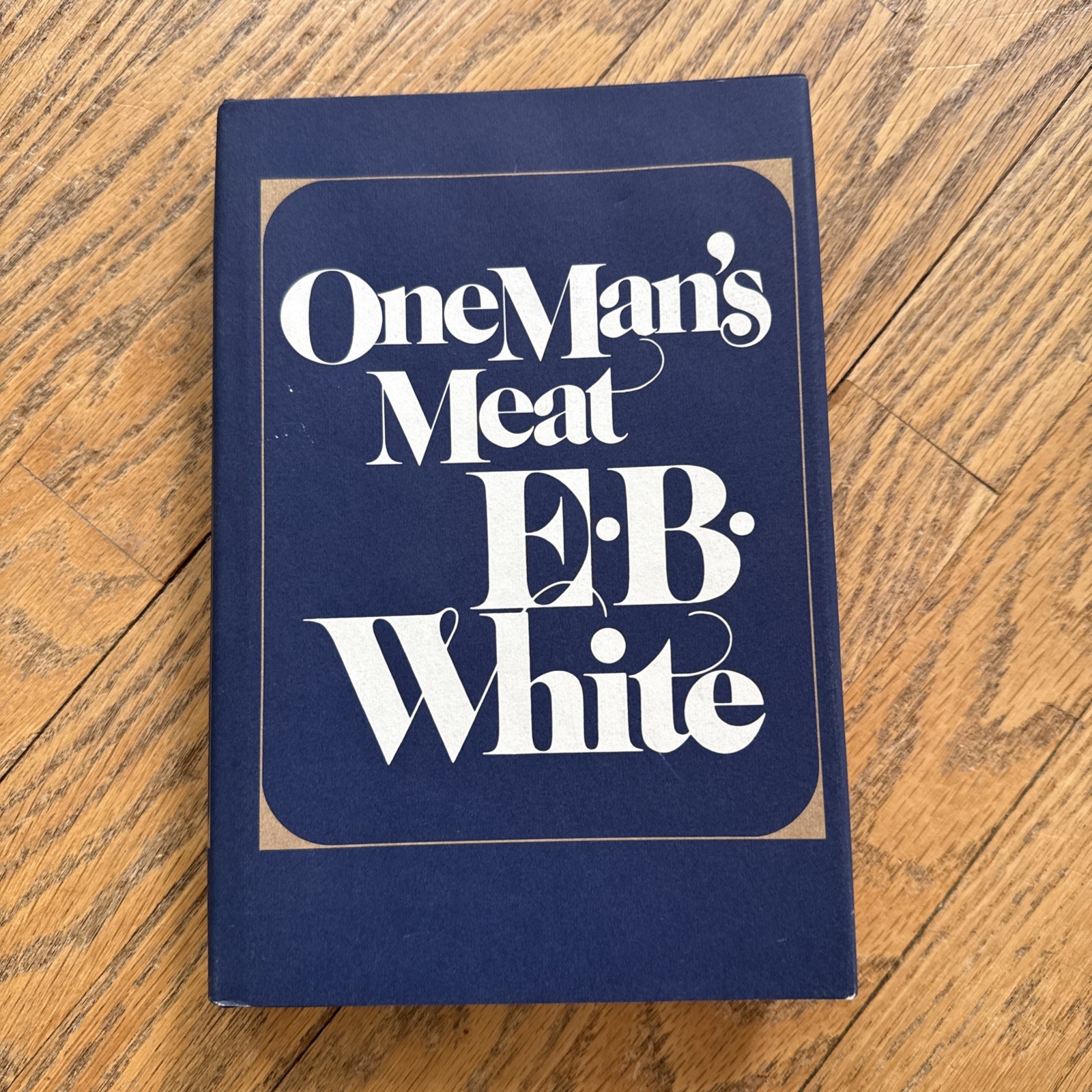 Vintage 1982 One Man’s Meat E B White HC Essays Harper & Row First Ed USA