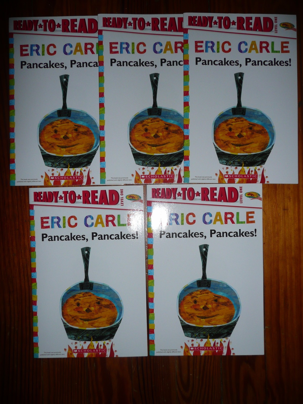 Lot of 5 PANCAKES PANCAKES Eric Carle GUIDED READING Lit Circle books AR2