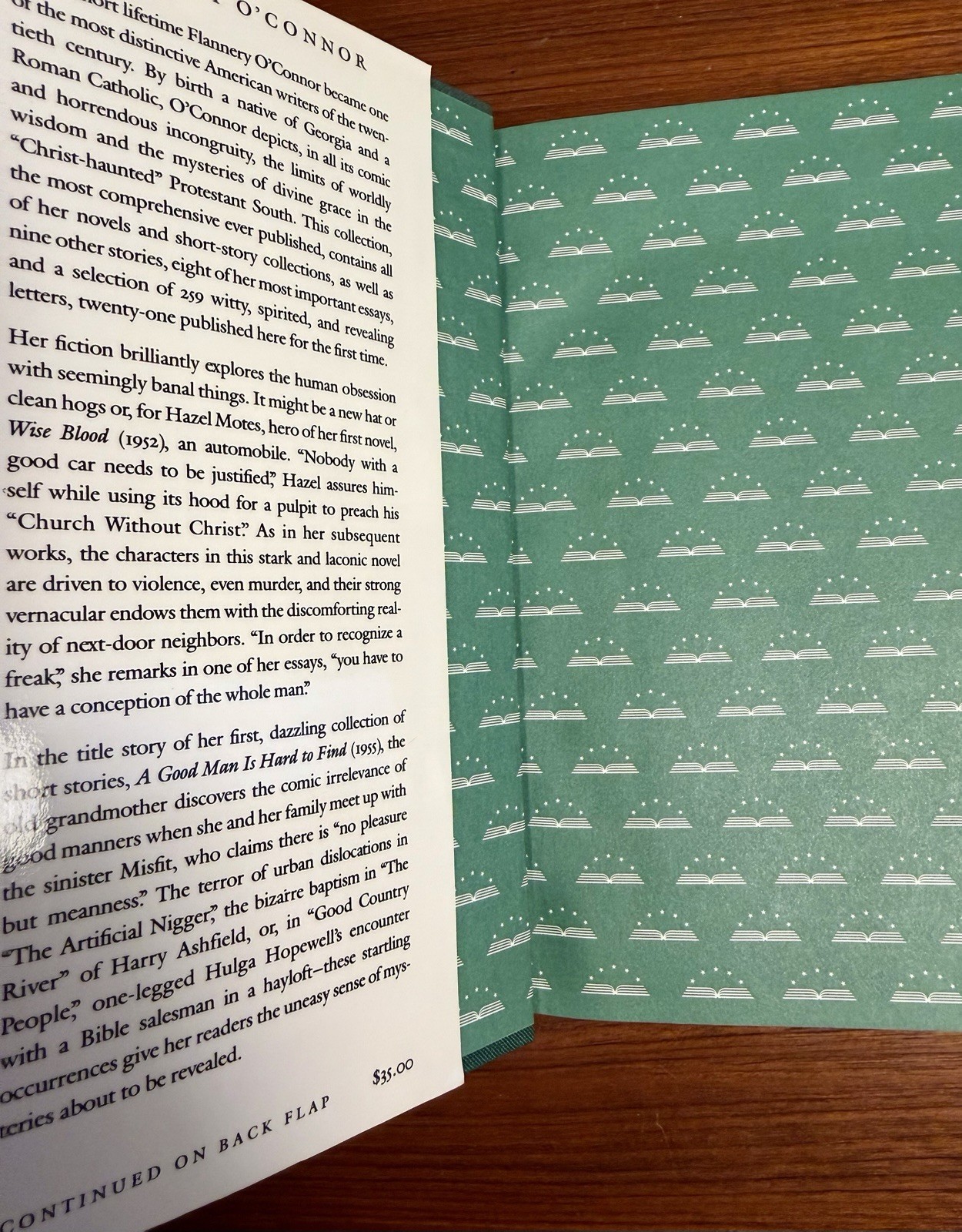 LIBRARY OF AMERICA Flannery O’Connor Collected Works 1988 HC/DJ 2nd Print VG+