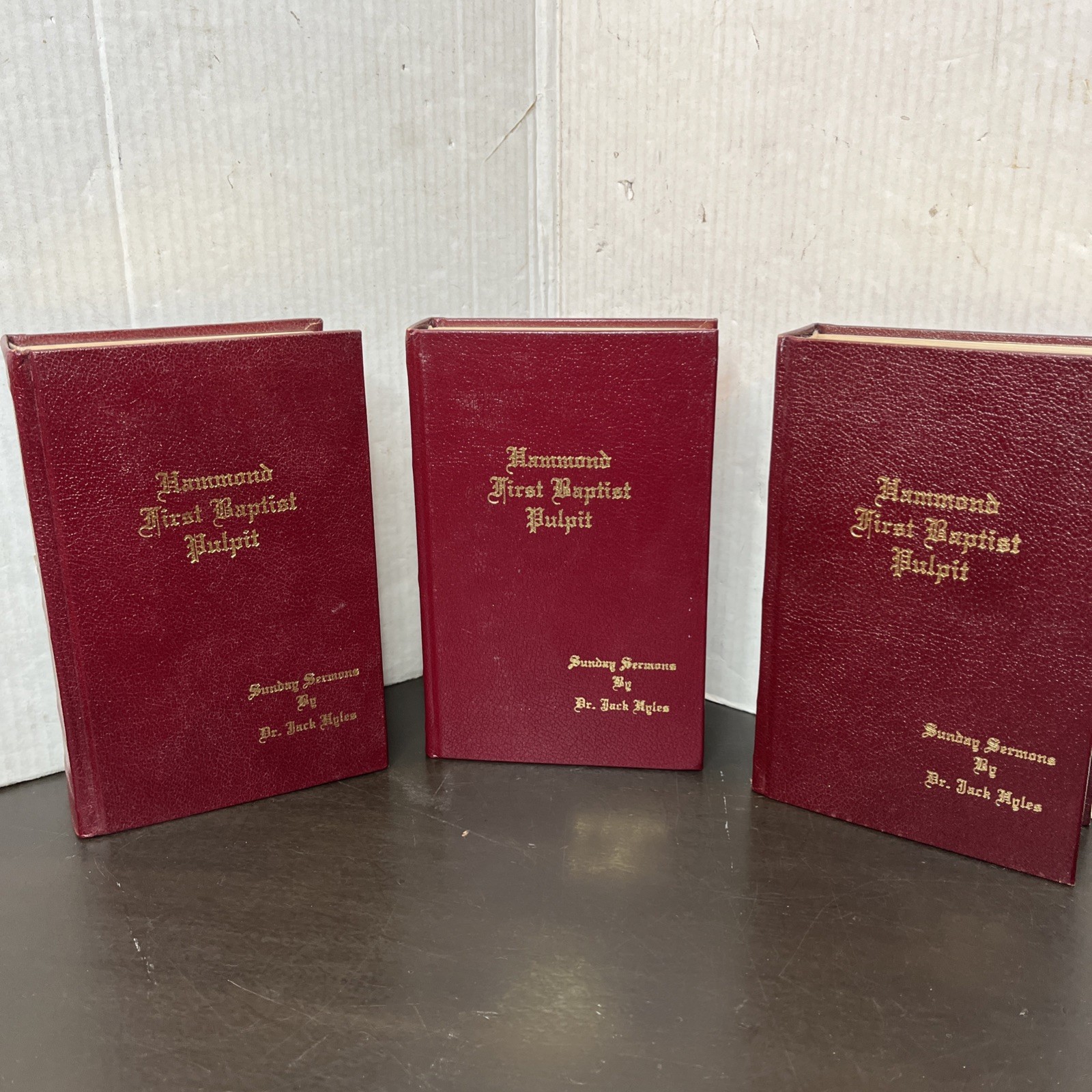Hamond First Baptist Pulpit (Vol. 1&2, 3&4, 5&6) by Jack Hyles (3 Books)