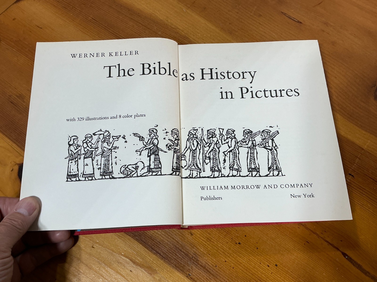 The Bible as History in Pictures by Werner Keller 329 Illustrations 1964 HC/DJ