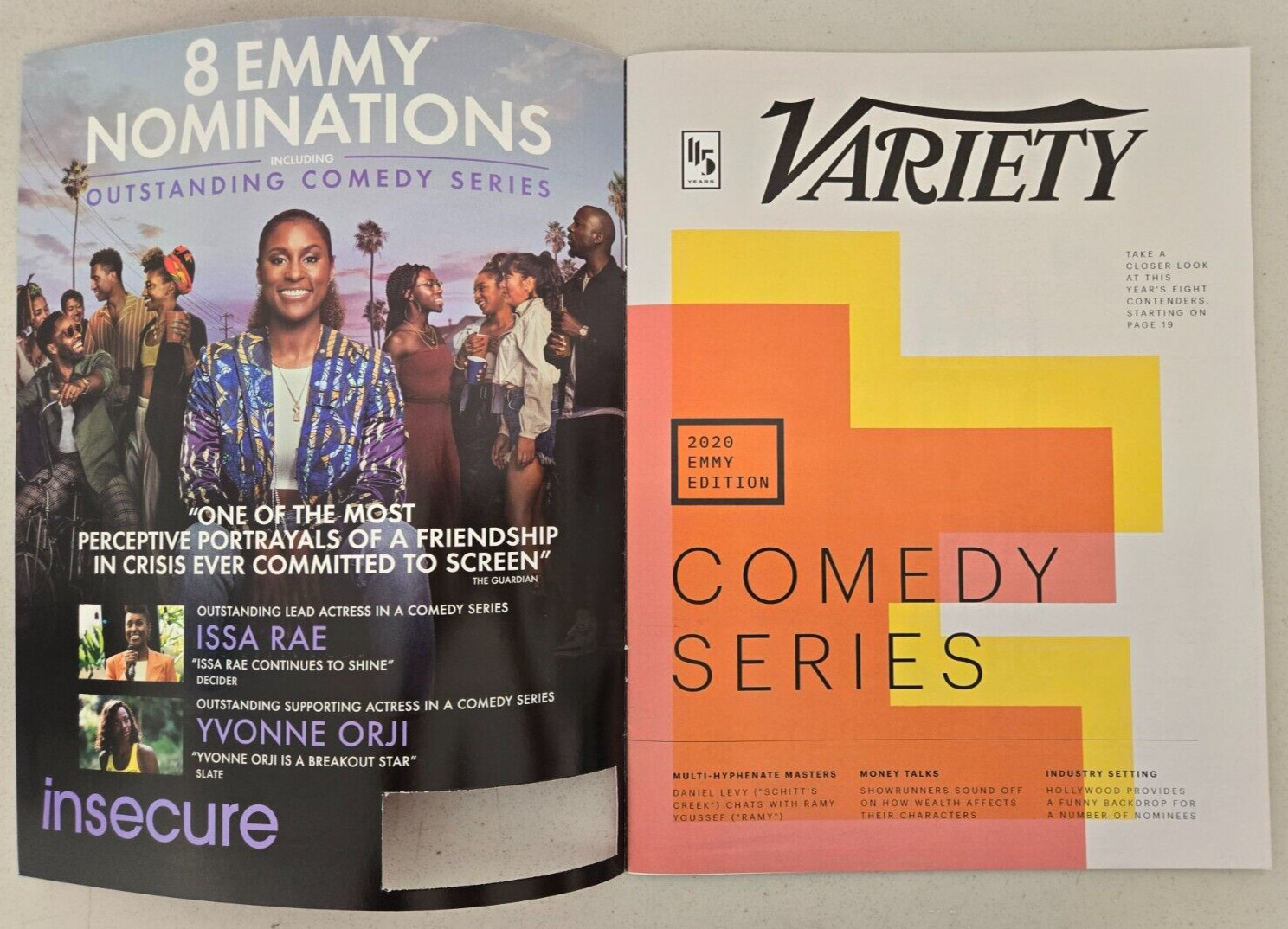 VARIETY MAGAZINE AUGUST 20 2020 Extra Edition Maisel Tov Dead To Me RAMY MA. ALI