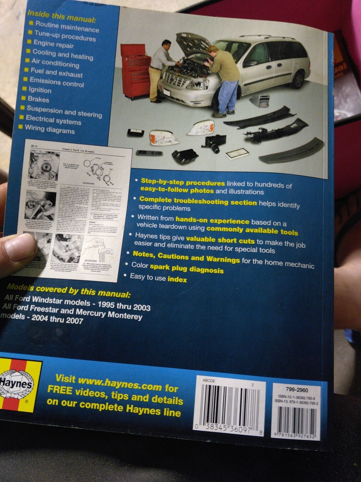 Ford Windstar (95-03) & Freestar & Mercury – Paperback, by Haynes – Good