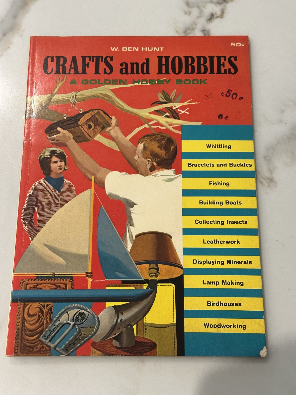 Vintage Crafts & Hobbies Golden Hobby Book By Ben Hunt
