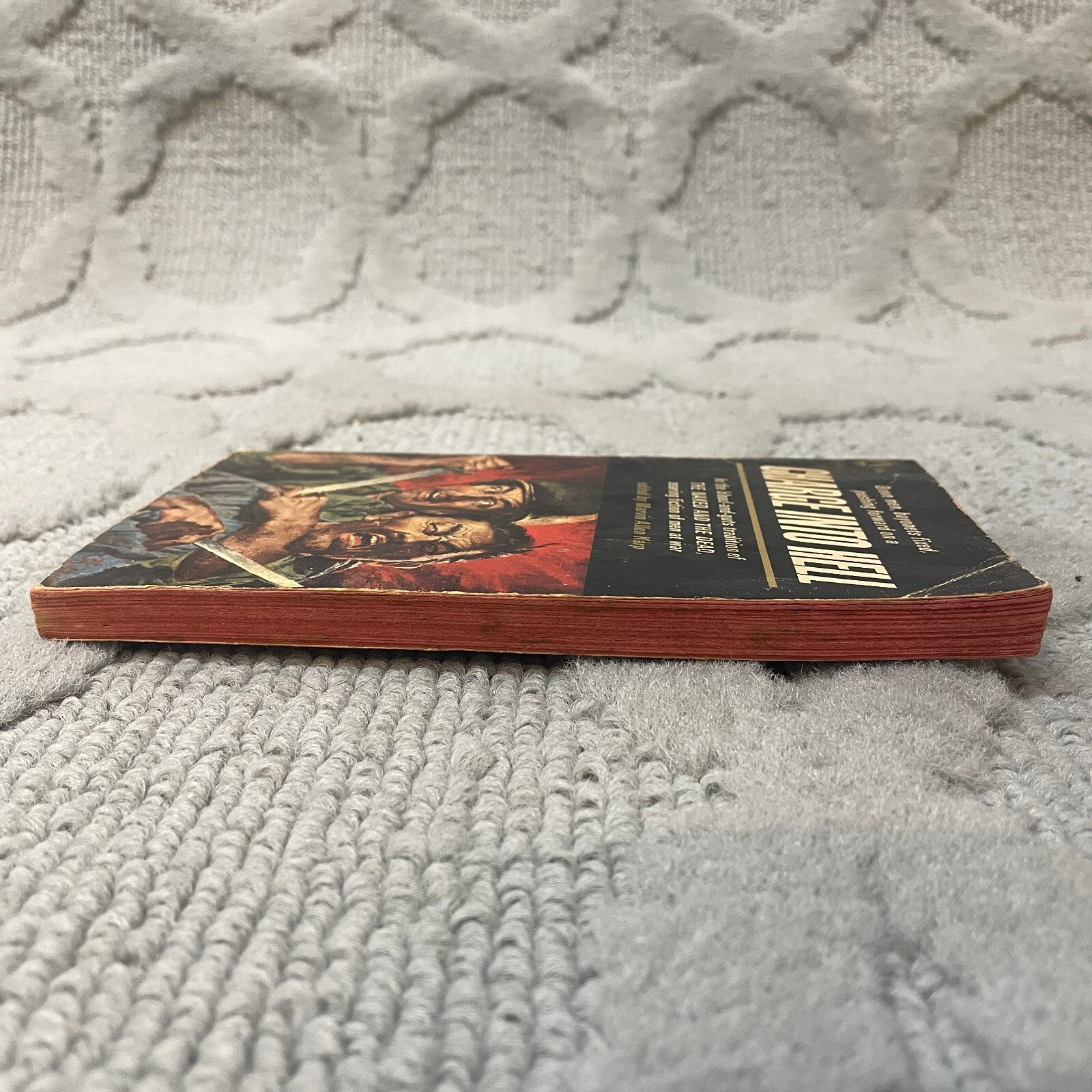 Charge Into Hell Action Paperback Book by Marvin Allen Karp Popular Library 1966