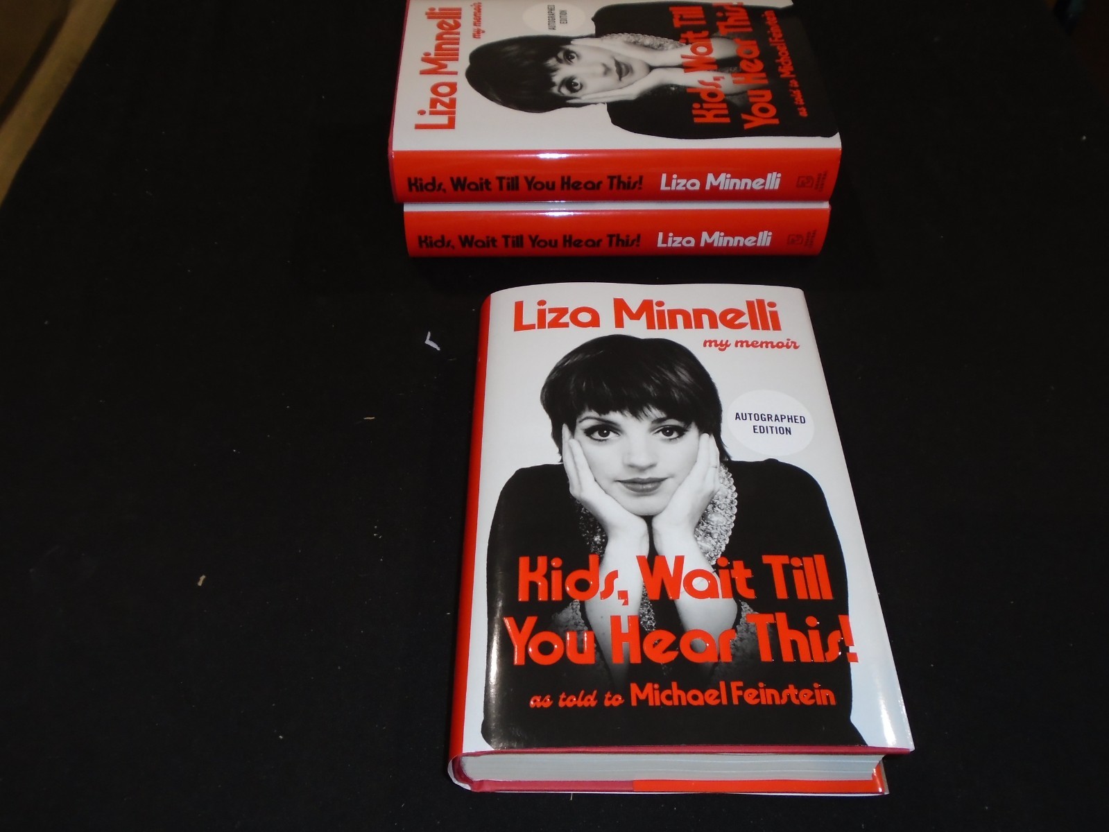 Signed Liza Minnelli EGOT Kids, Wait Till You Hear This! US1ST Memoir