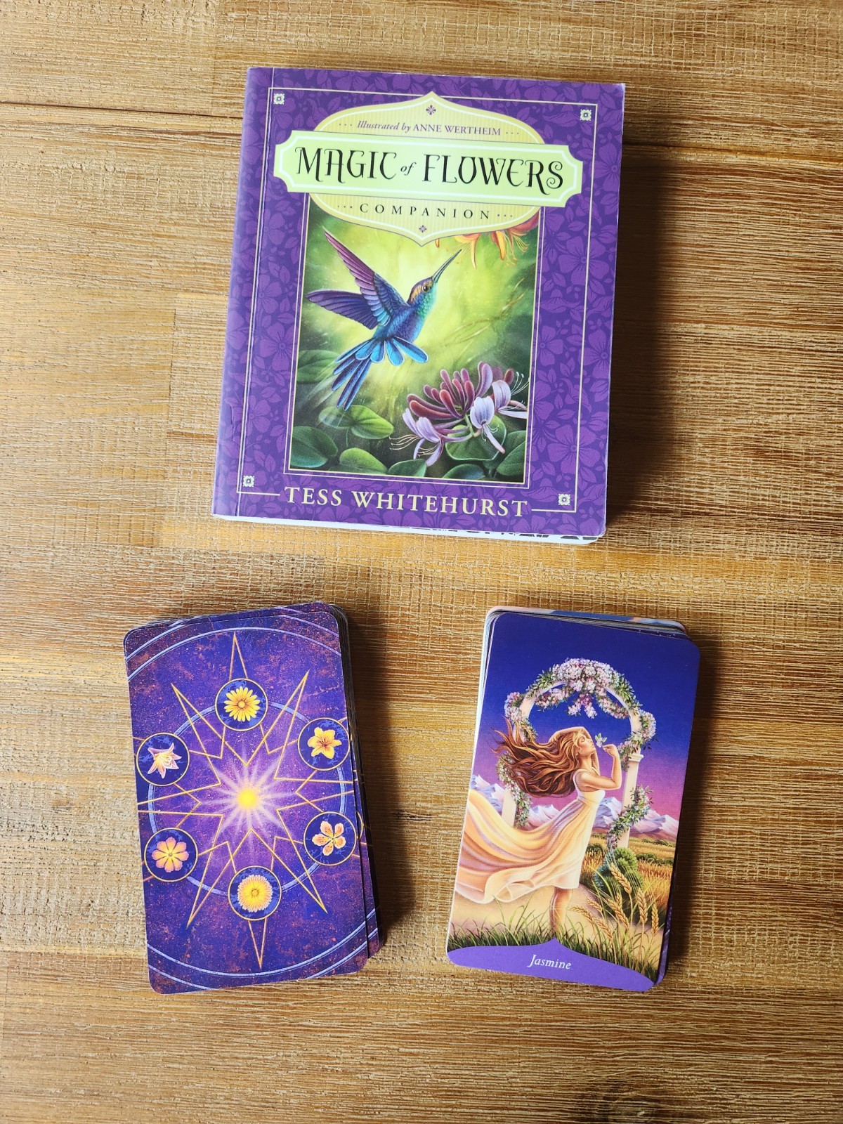 Magic of Flowers Oracle by Tess Whitehurst NO BOX Free Bag