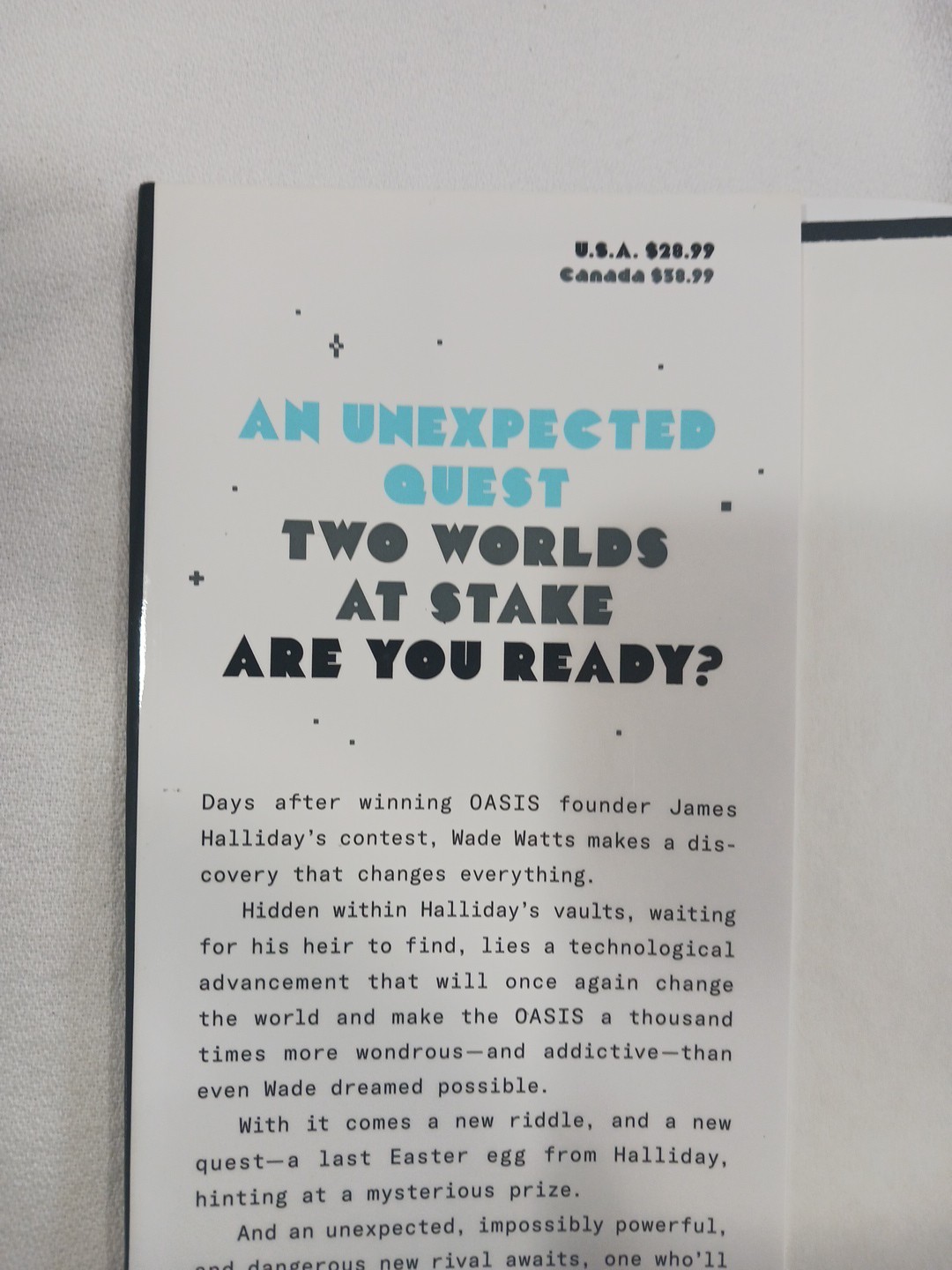 Ready Player Two Ernest Cline First Edition 1st Printing Hardcover DJ VG Cond A