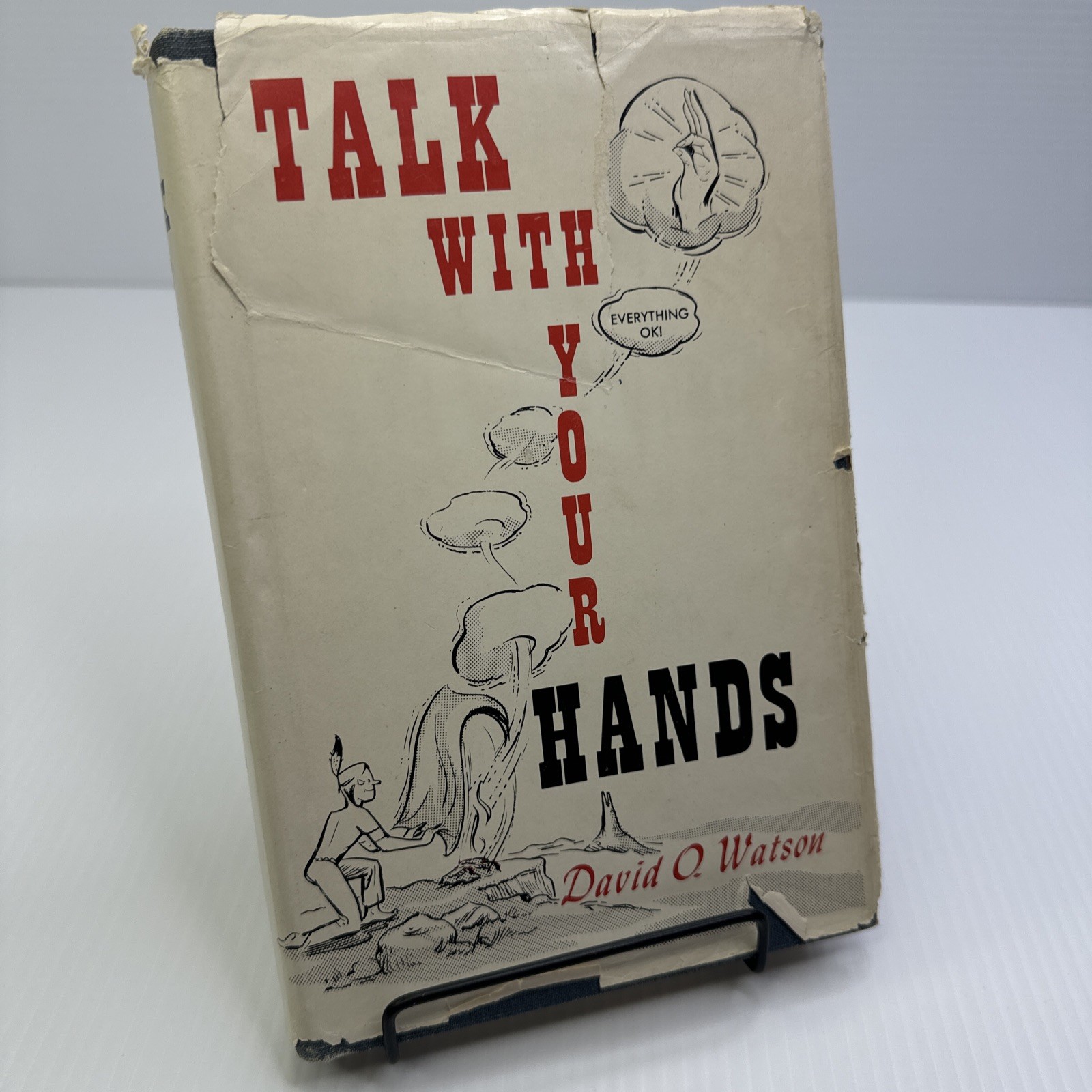 Talk with Your Hands David O. Watson 1964 HC Vintage Sign Language Guide