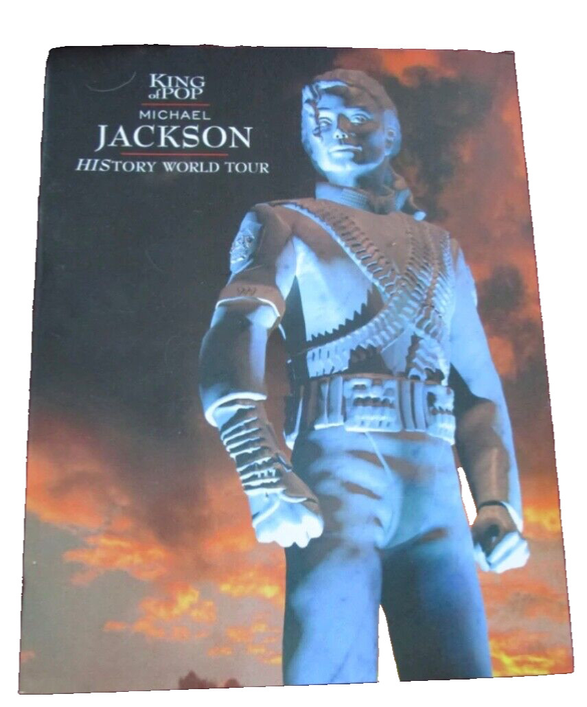 New Michael Jackson Official HIStory Tour Book Program No Promo 1996 Mint