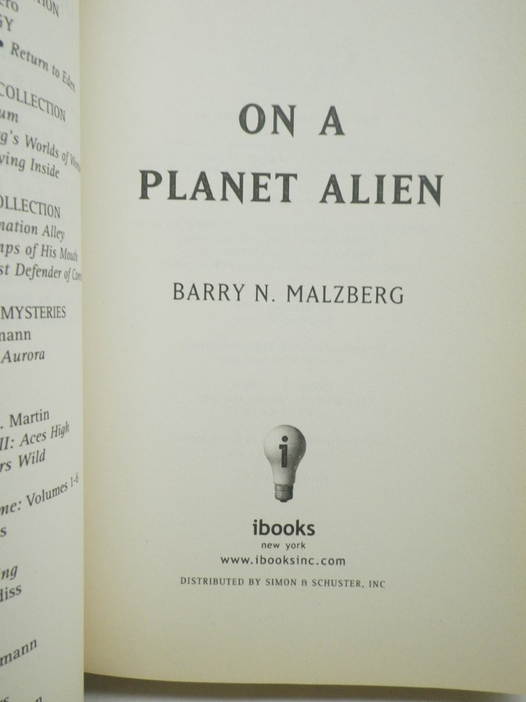 On a Planet Alien
