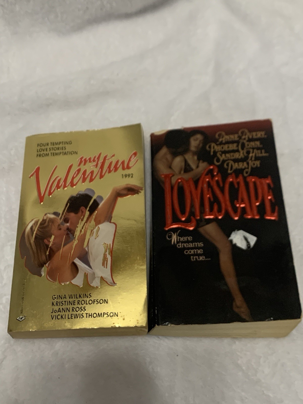 VTG My Valentine Gina Wilkins (1992, Paperback)harlequin Romance/Lovescape Book