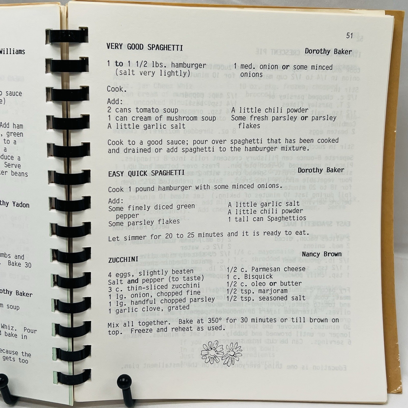 Mercer County Hospital Auxiliary Cookbook Mercer County Iowa 144 Pages