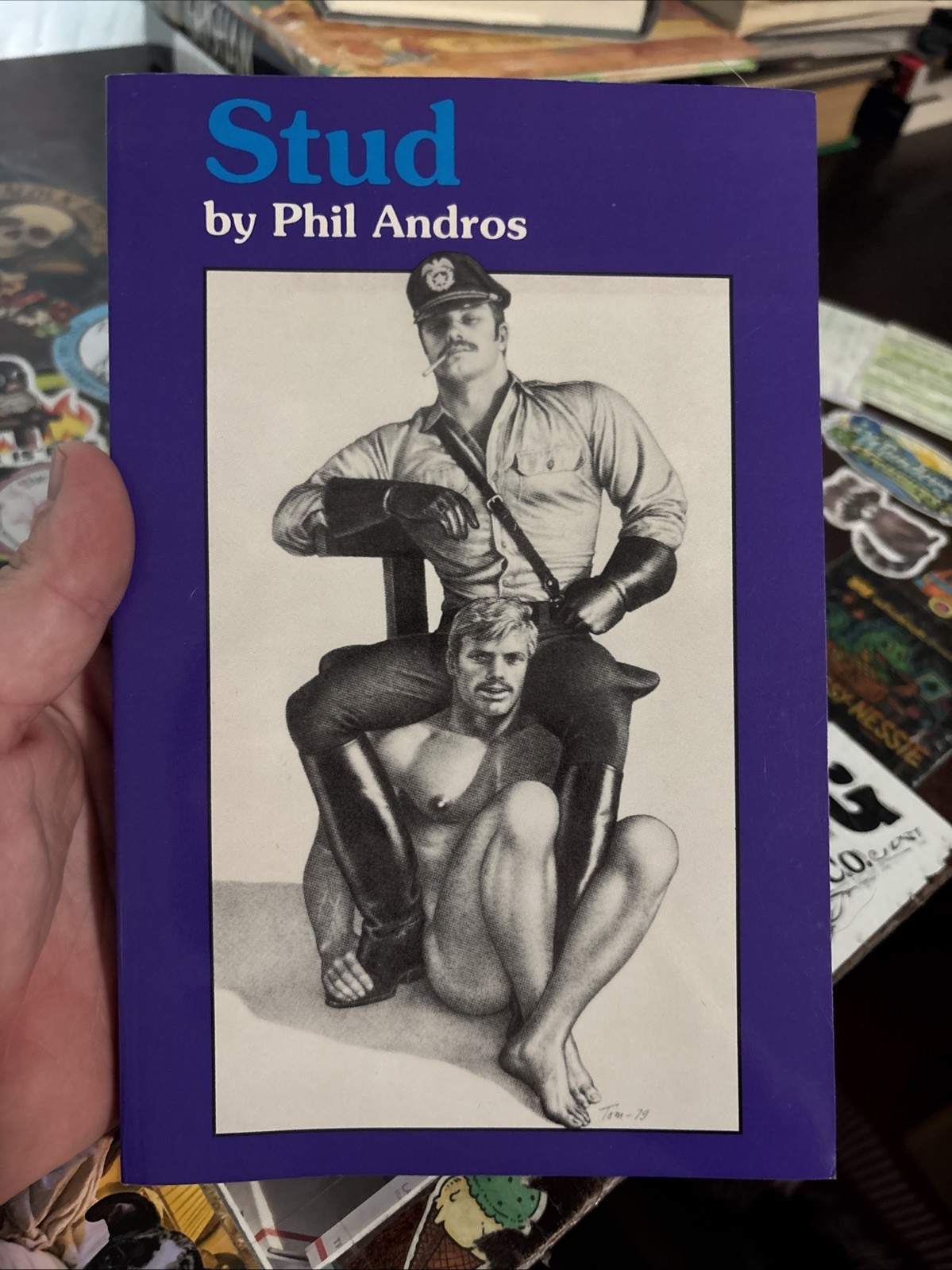STUD by PHIL ANDROS Alyson Oct 1982 Softback Book TOM OF FINLAND Gay Homosexual