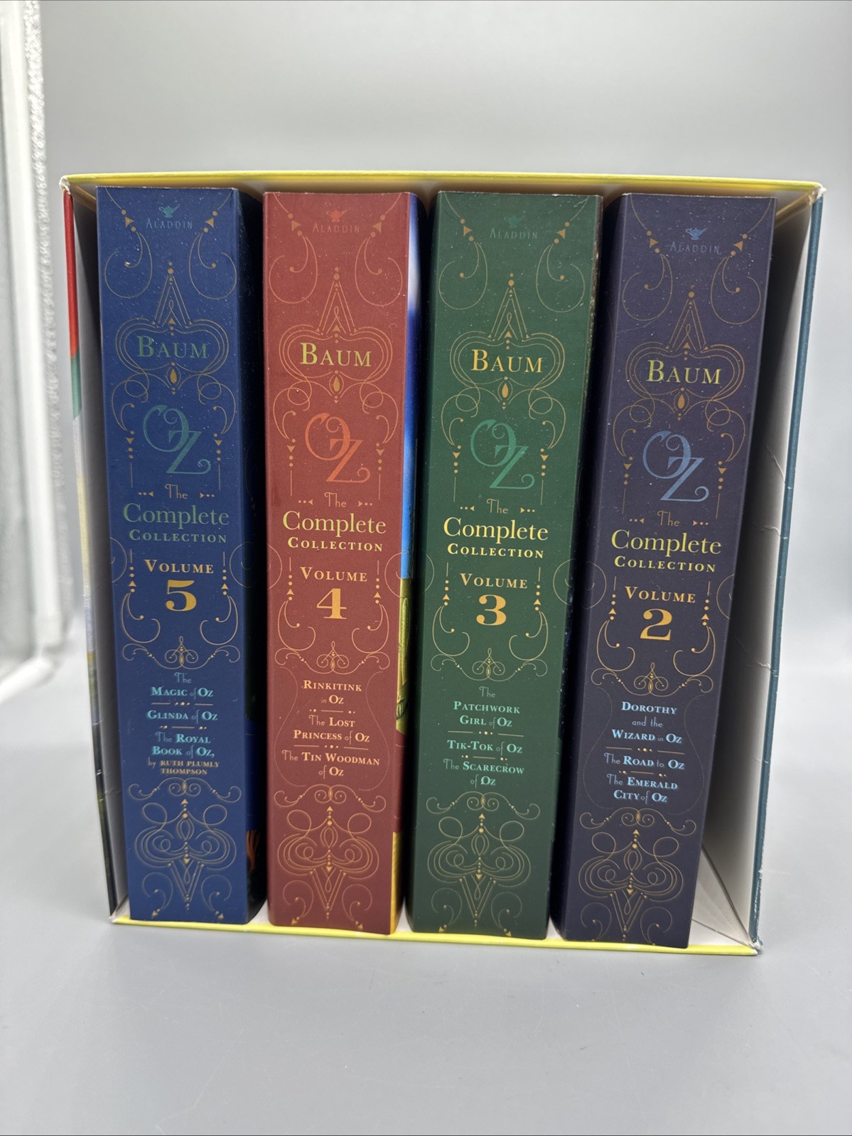 Oz: Volumes 2-5 by L. Frank Baum Paperback Box Set Missing Vol 1