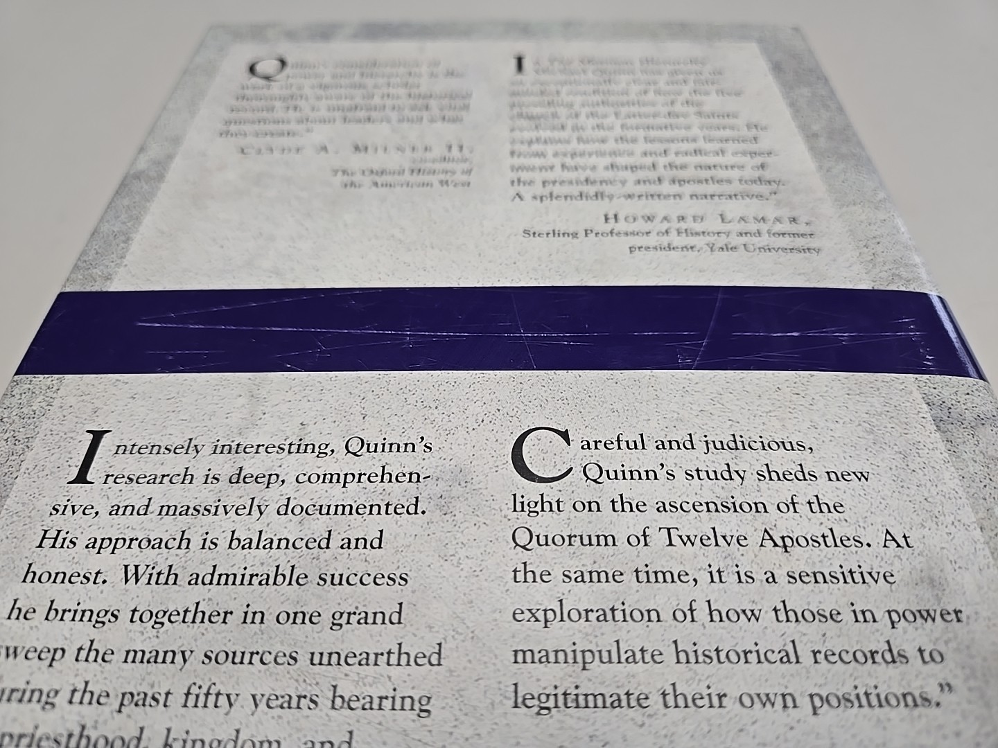 Mormon Hierarchy Origins of Power By D. Michael Quinn Hardcover