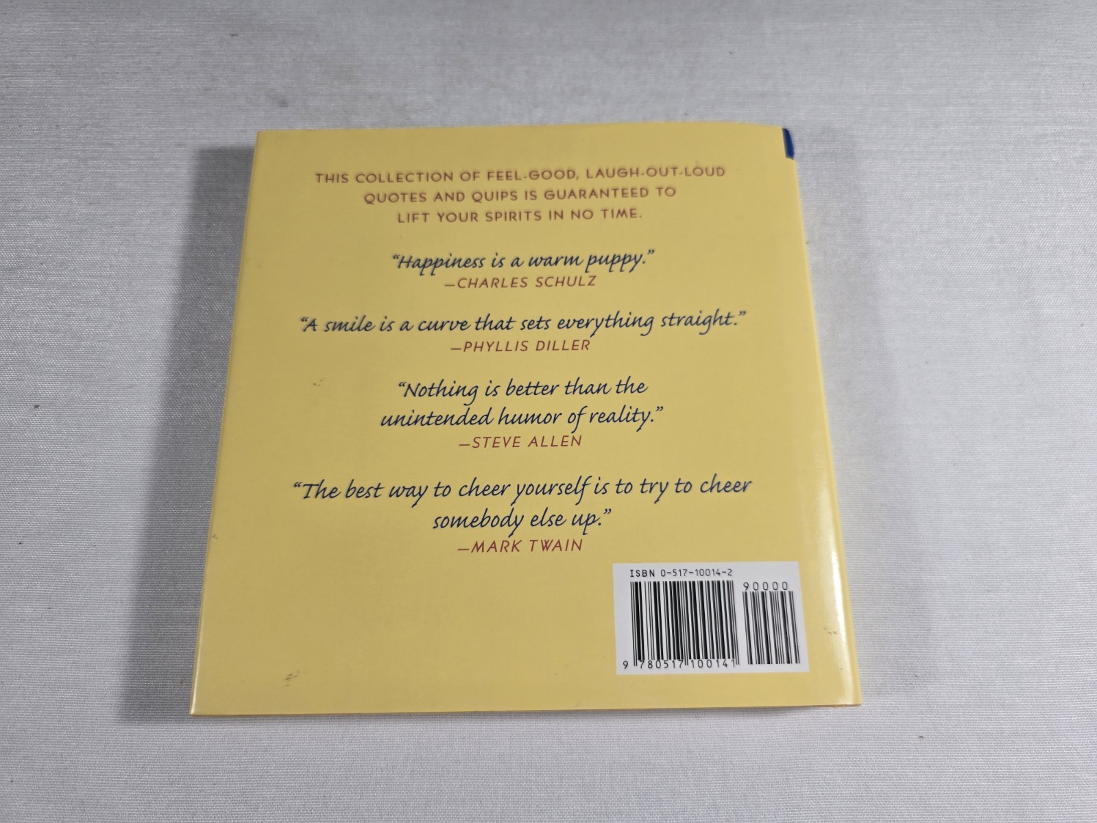 Quotations to Cheer You Up Allen Klein Hardcover Sayings Anecdotes Book Gift Wit