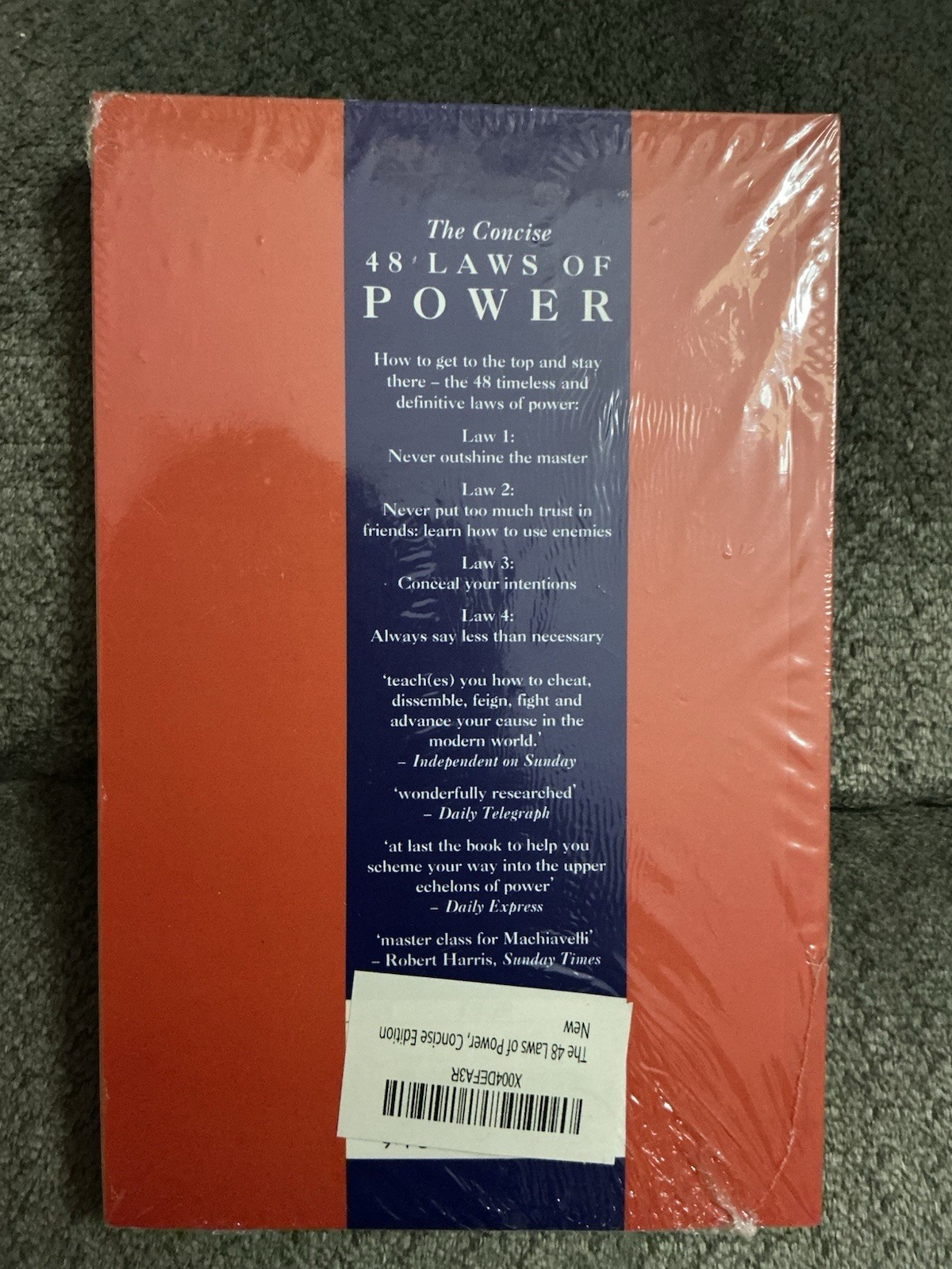 New The Concise 48 Laws Of Power, New Edition, Robert Greene – Paperback