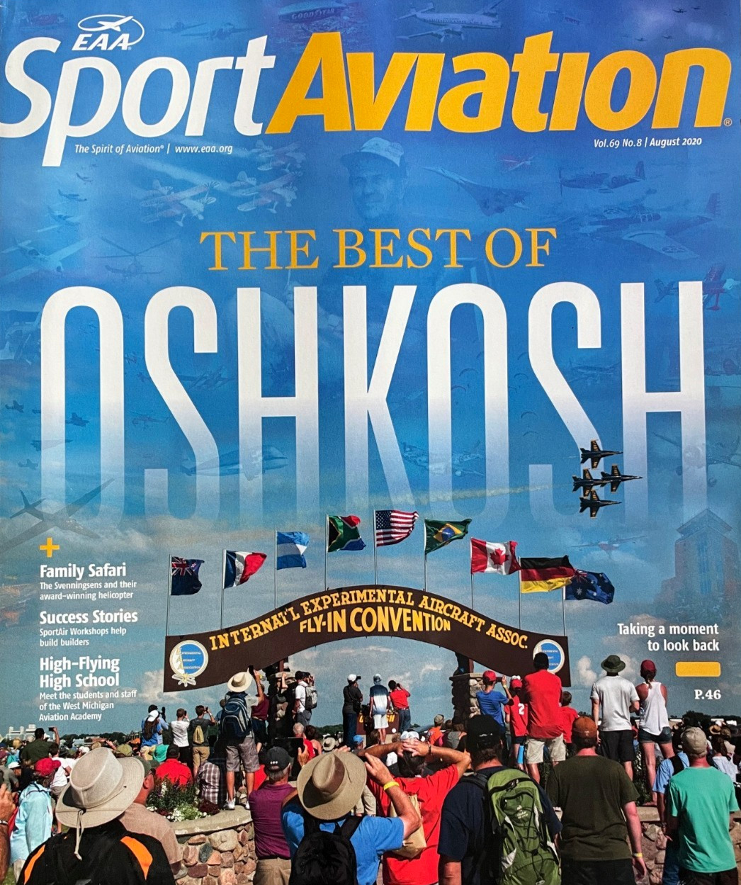 EAA Sport Aviation Magazine August 2020 Best Of Oshkosh / 20 WWII Key Airplanes