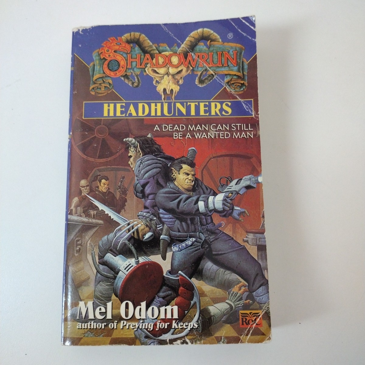 Shadowrun Headhunters by Mel Odom Paperback Novel RoC Fantasy