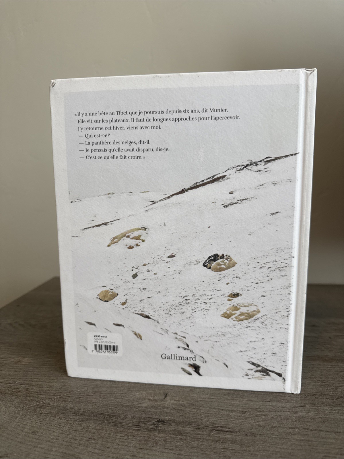 La panthère des neiges par Vincent Munier et Sylvain Tesson (French Edition) HC