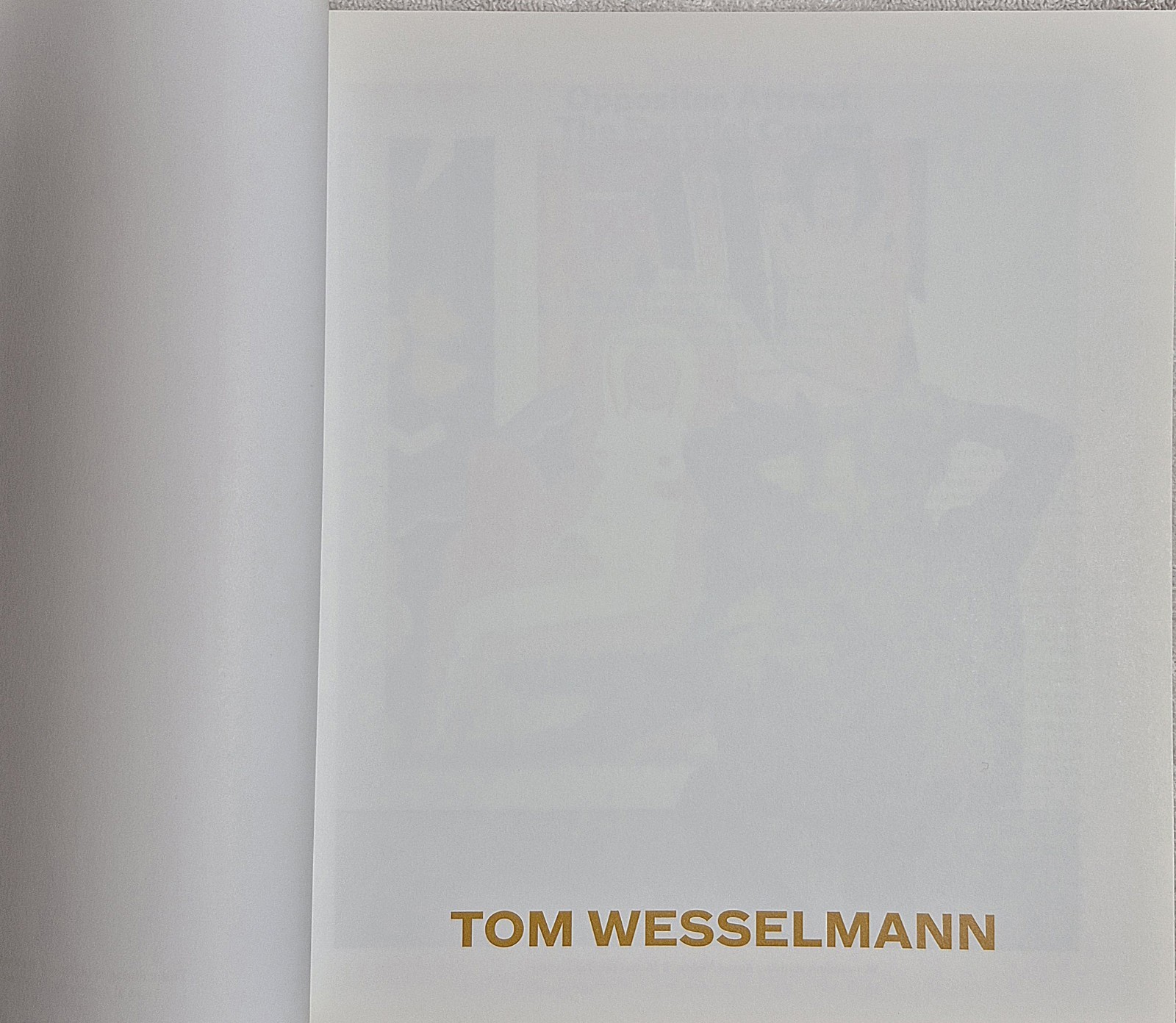 Tom Wesselmann (2019 HC · Lmt 1st Edition of 800 · Davidson) Graphic Pop #2