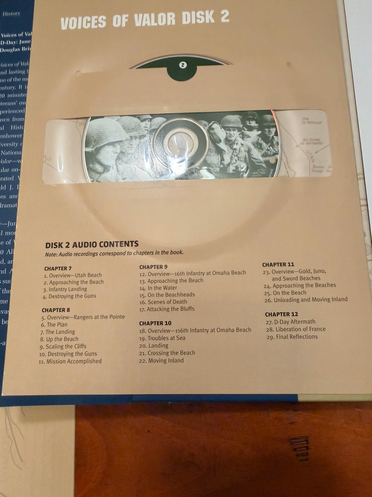 Voices of Valor D-Day June 6 1944 Douglas Brinkley Ronald Drez HC DJ 2 Audio CDs
