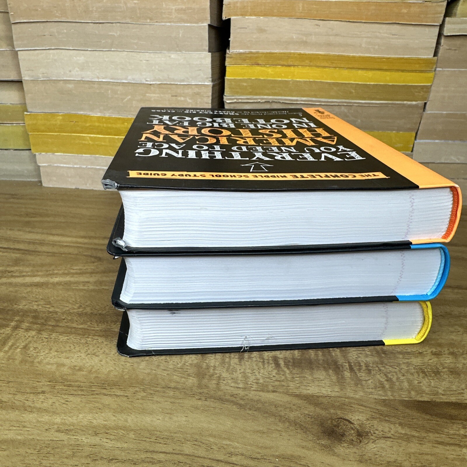 Lot of 3 THE COMPLETE MIDDLE SCHOOL STUDY GUIDE Big Fat Note Book Set