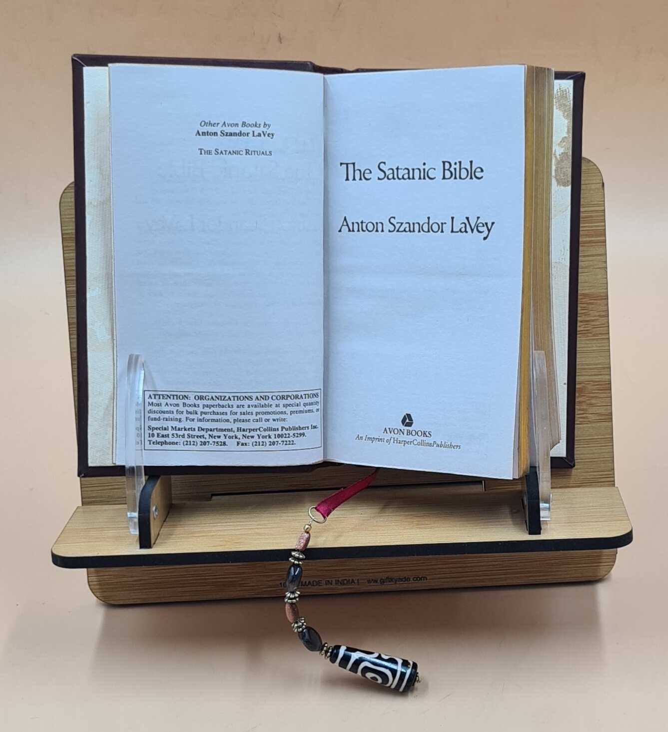 The Satanic Bible By La Vey, Anton [Special Leather Bound]