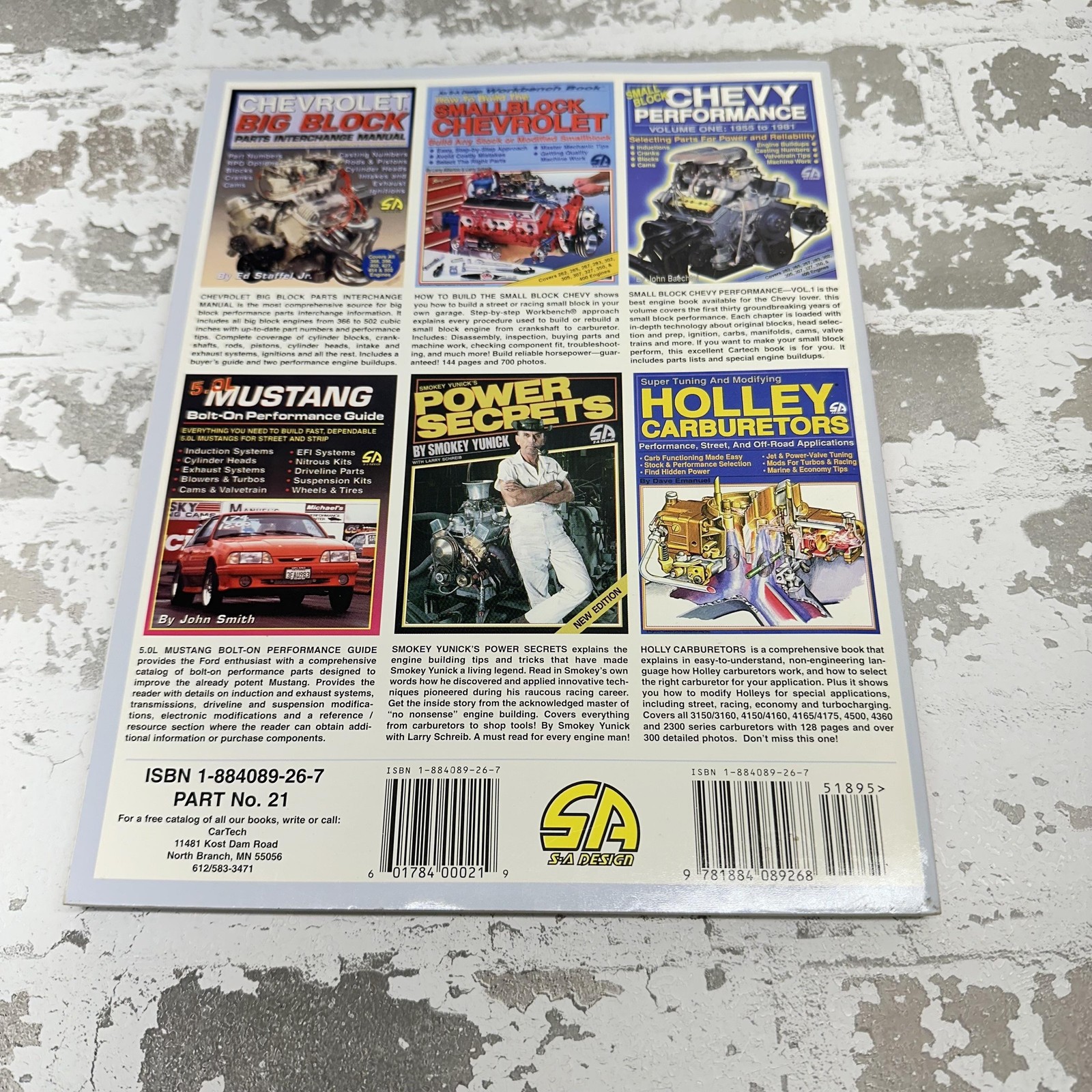 Vintage Step-By-Step Engine Blueprinting Rick Voegelin CarTech White PB 1997