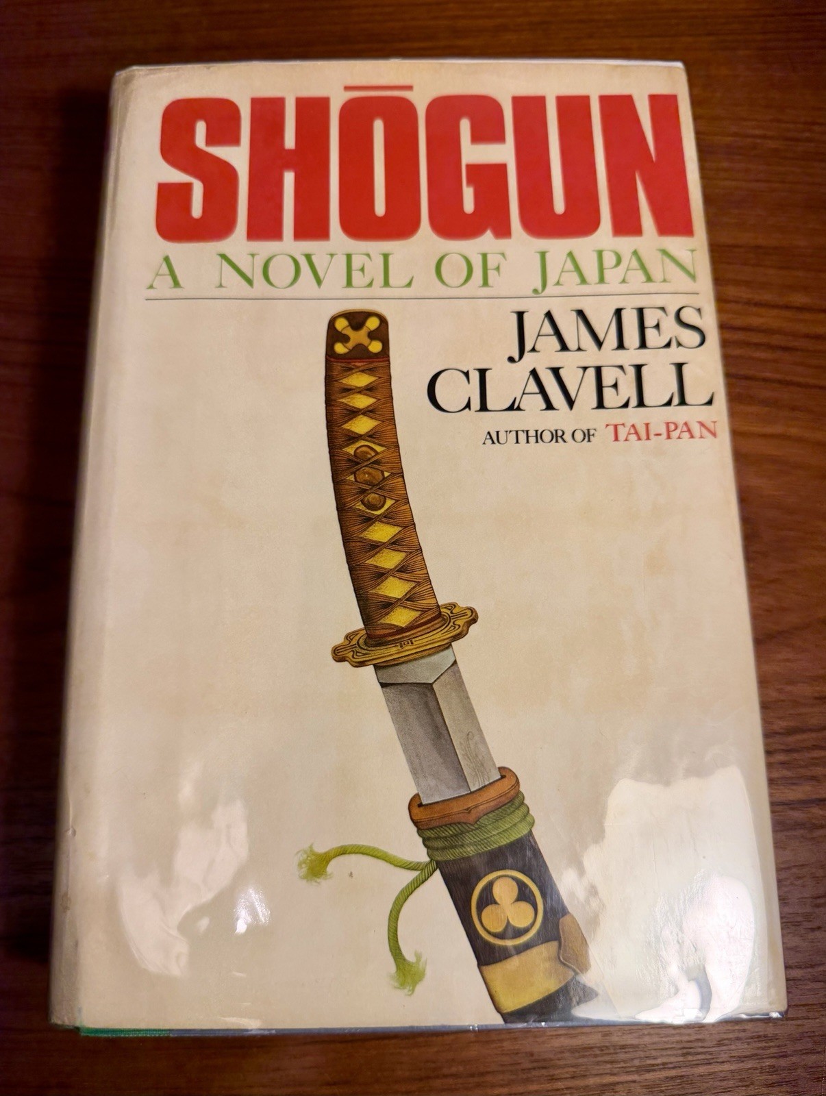 SHOGUN – James Clavell ATHENEUM 1st EDITION/1st PRINTING 1975 Hardcover DJ Mylar