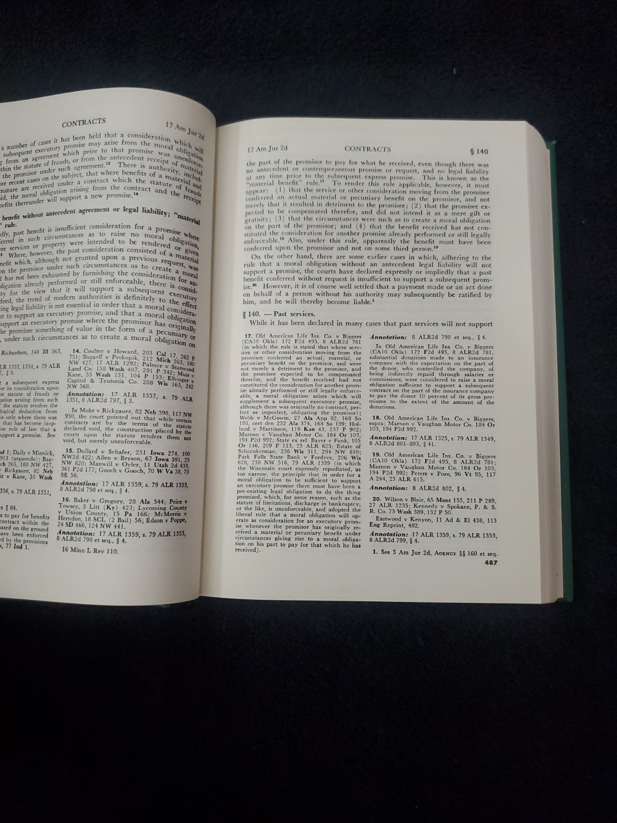 American Jurisprudence 2d Contracts