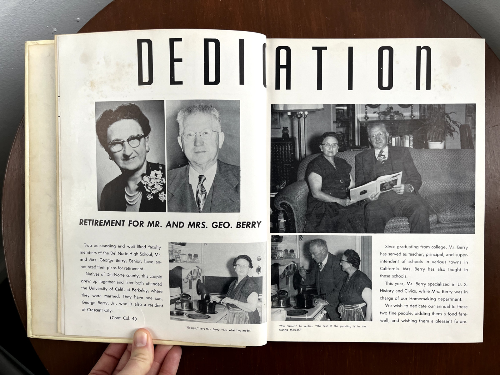 1956 Del Norte High School Yearbook Crescent City, CA Vintage 50’s