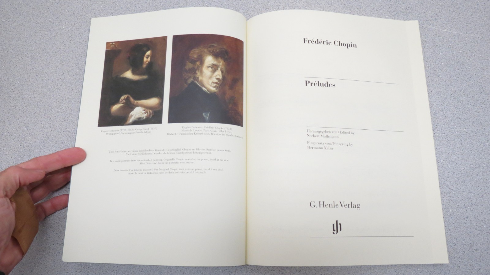 Chopin – Preludes – Henle Verlag Urtext edition