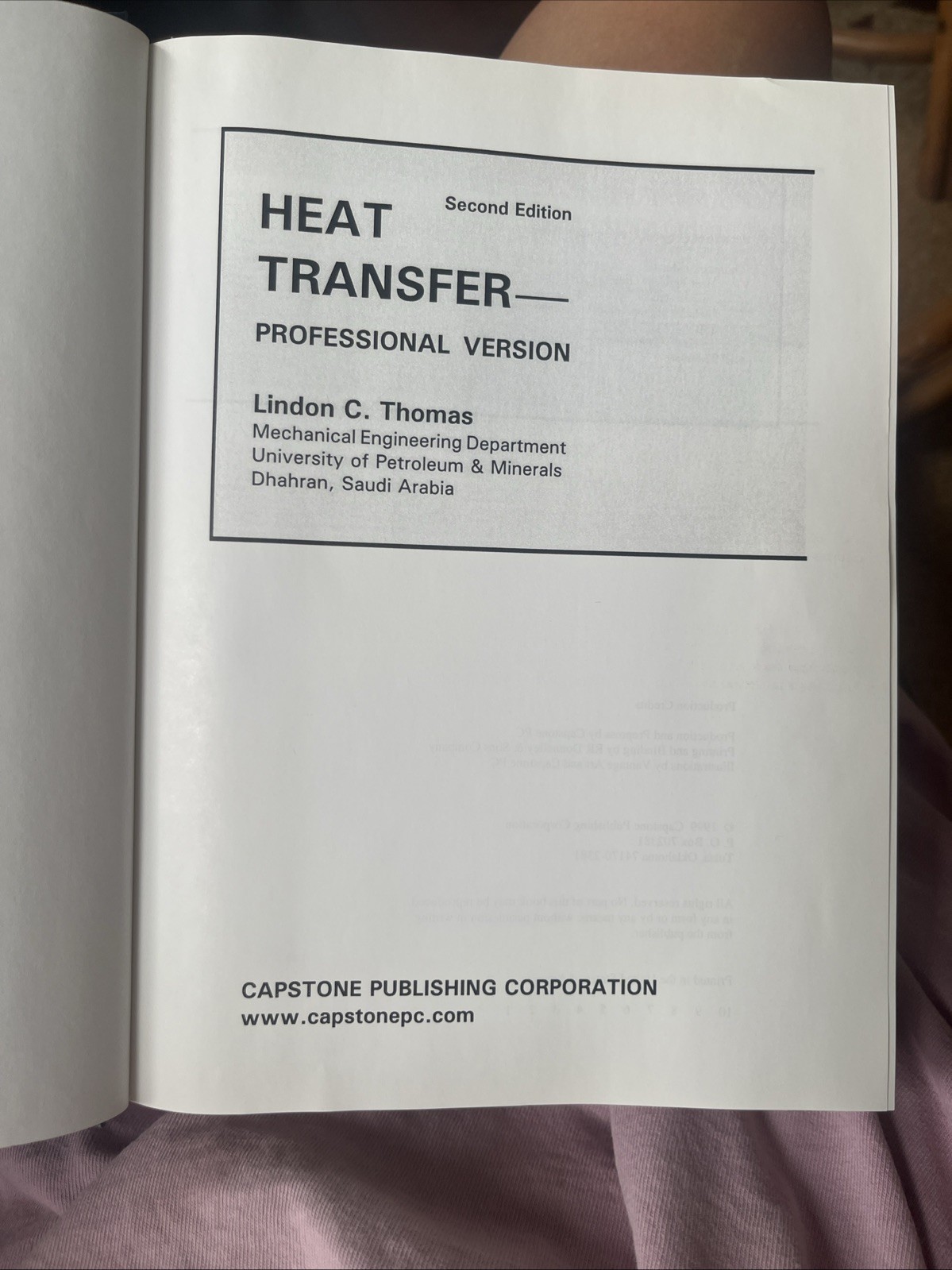 Heat Transfer-Professional Version, Second Ed INCLUDES Software 2.1 FLOPPY DISK