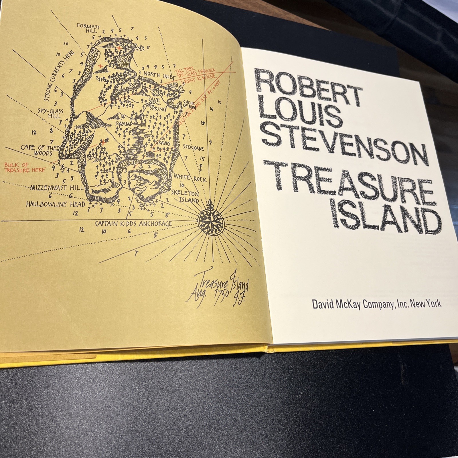 Treasure Island ☠︎©1964 David McKay Company, Inc. NY Printed in Great Britain