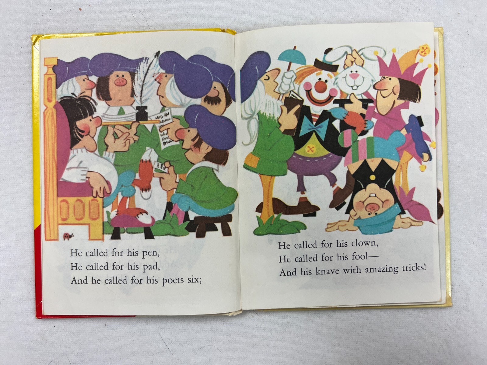5 Rand McNally Book Lot – dated 1944-1975- Donkey, Bear, Engie, Mixer & King