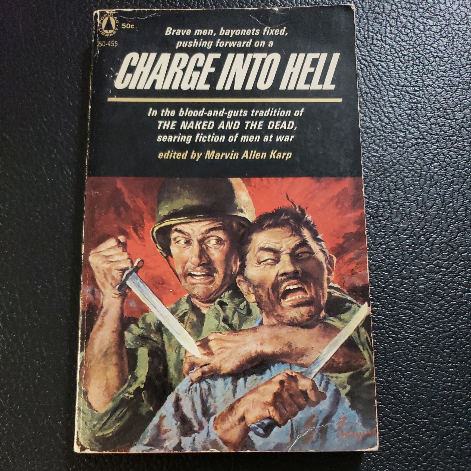 CHARGE INTO HELL-pbk-Marvin Allen Karp-1966-Popular Library-War/Action