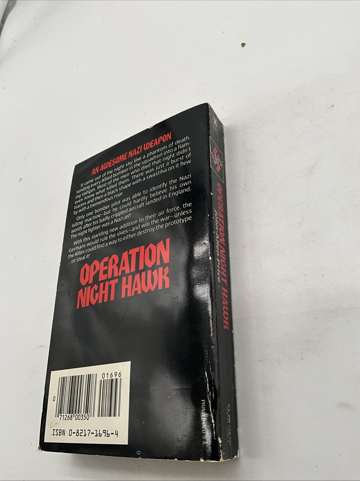 OPERATION NIGHT HAWK By John-Allen Price, World War II, Paperback CE￼