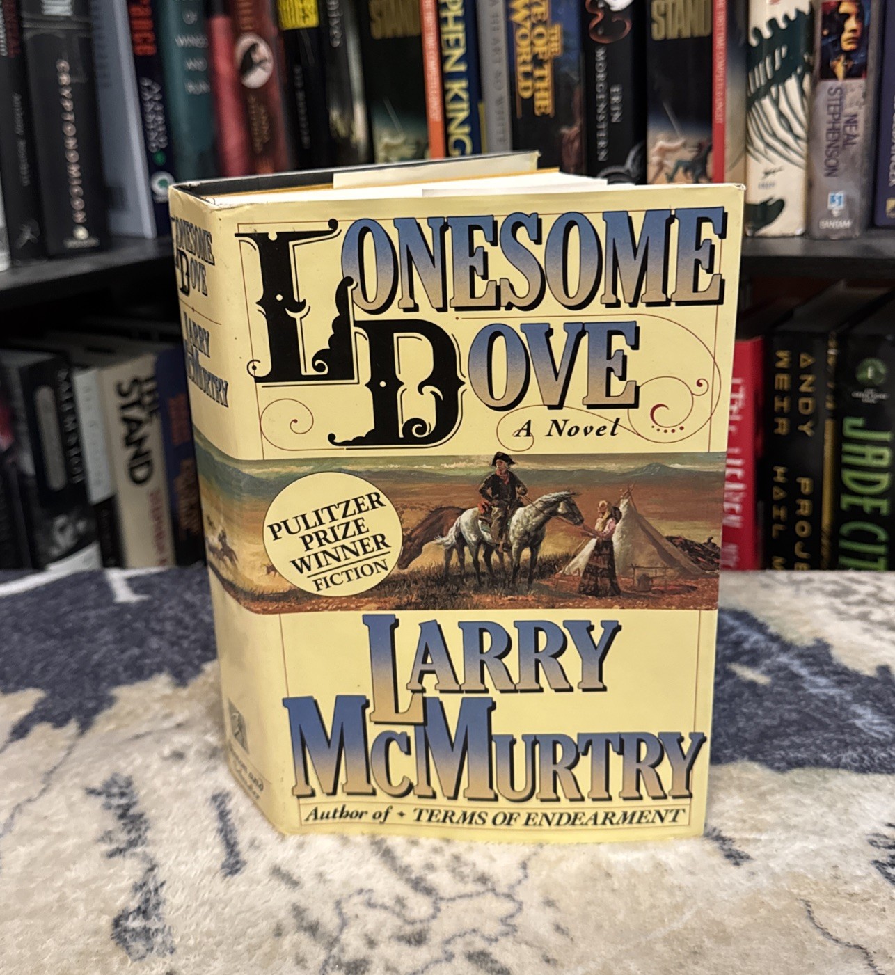 Lonesome Dove – Larry McMurtry (1985, Hardcover) First Edition/Late, ROUGH Cond.
