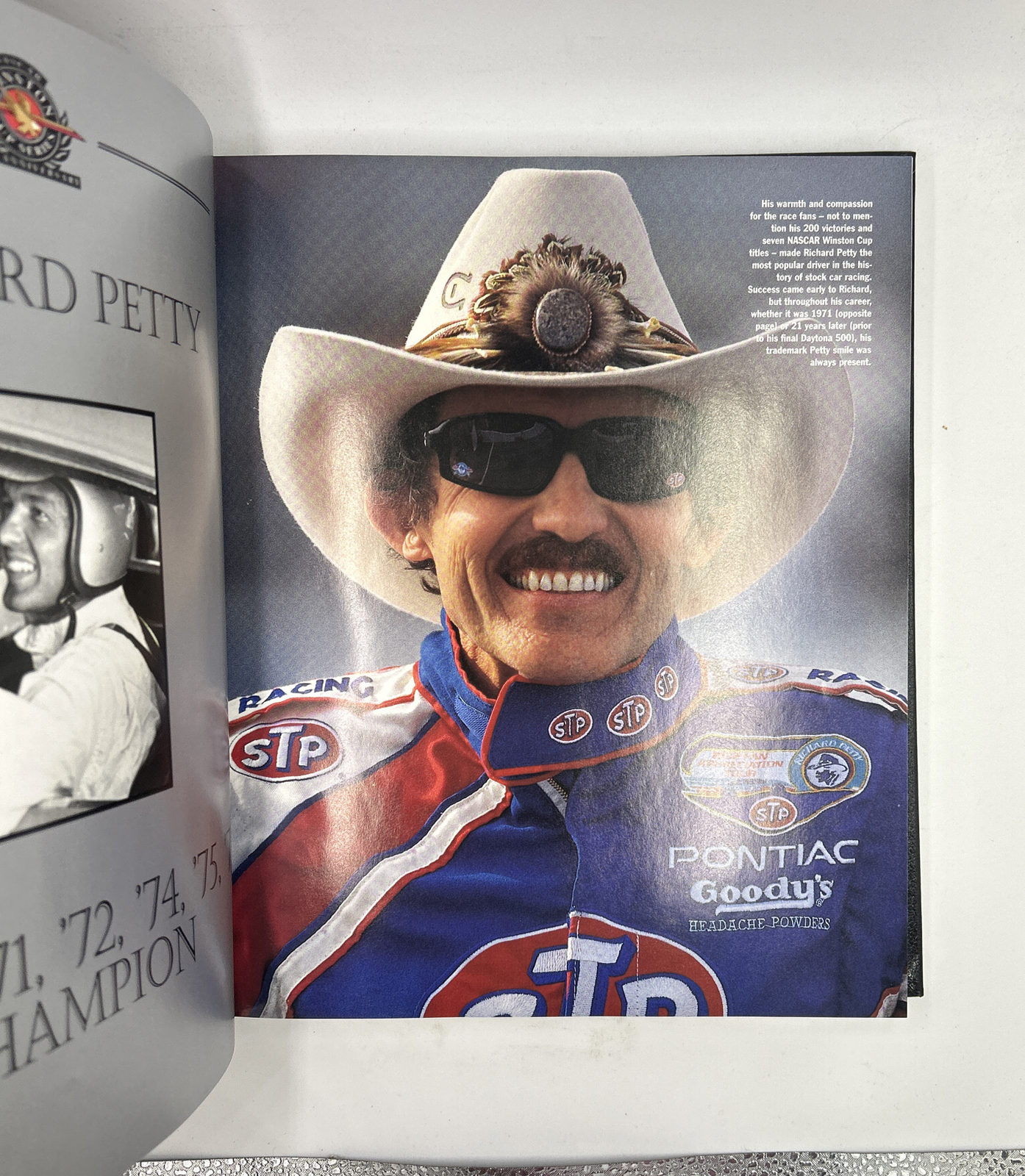 NASCAR WINSTON CUP SERIES 25TH ANNIVERSARY UMI BOOK 310 PAGES