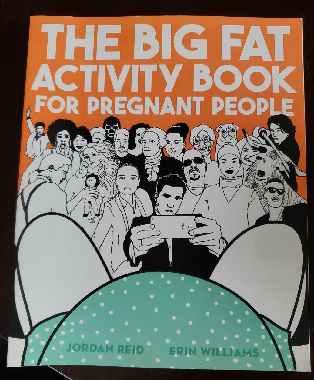 The Big Fat Activity Book For Pregnant People Funny Baby Shower Gift Mom