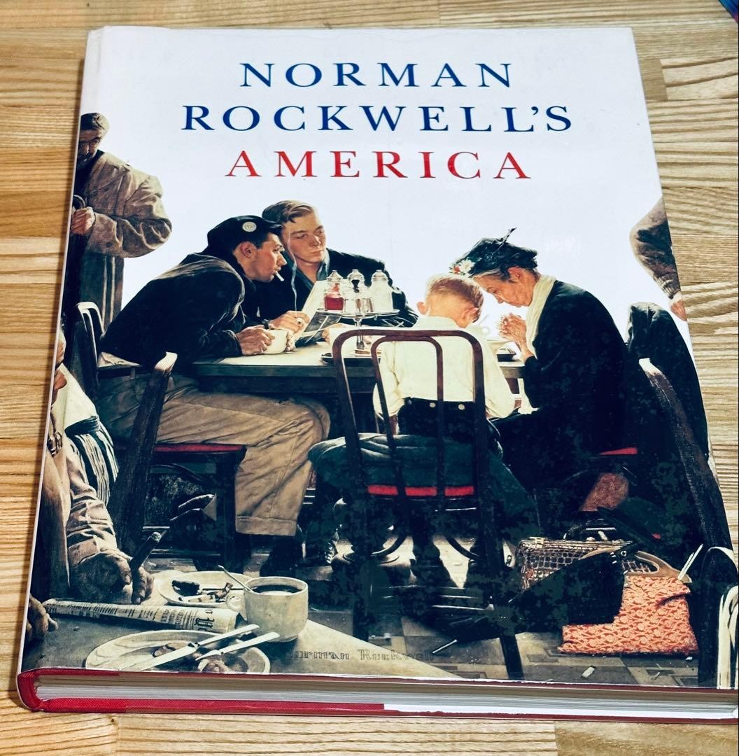 Norman Rockwell’s America Art Book 13.4×10.3in Large Format Like