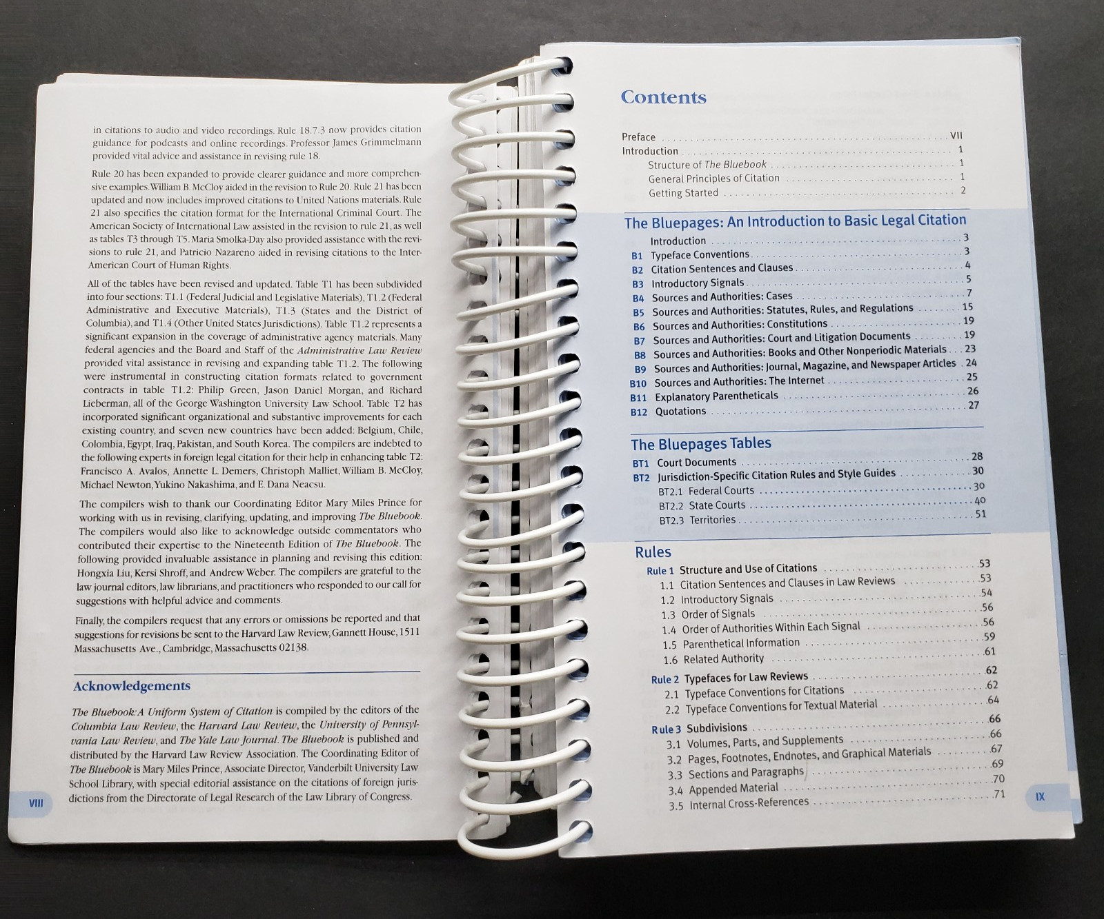 The Bluebook A Uniform System Of Citation Spiral Book 2013 – Law, Legal, Cases