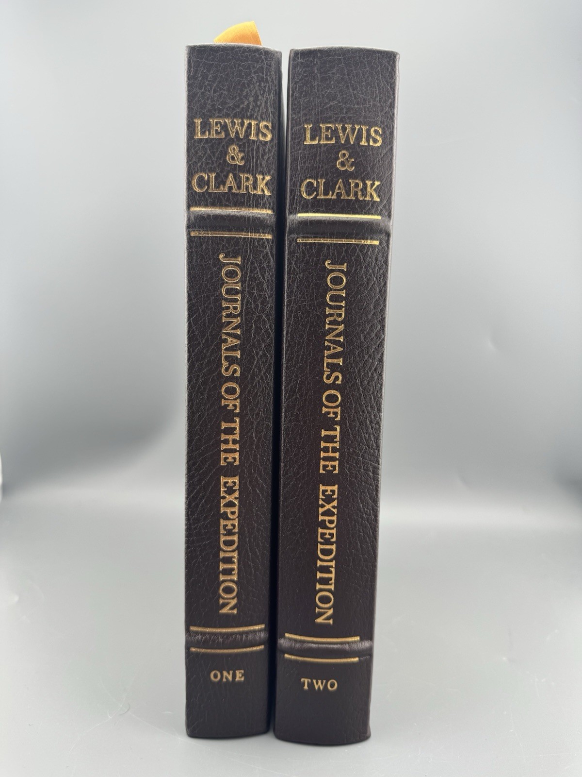 Easton Press Journals of the Expedition Lewis & Clark Leather Complete 2 Vol Set