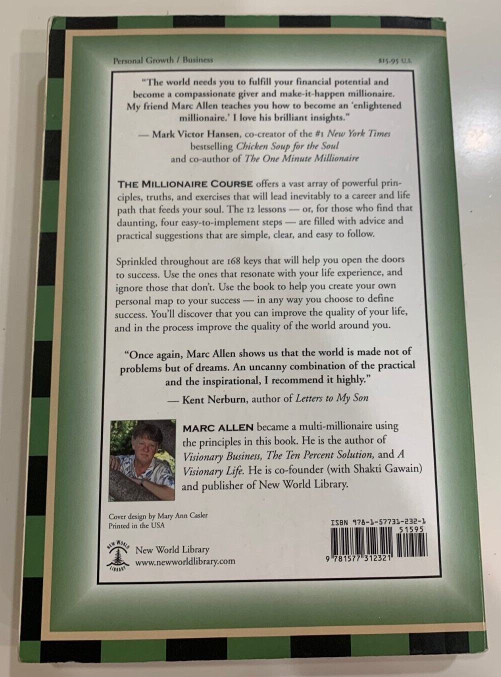 The Millionaire Course: A Visionary Plan for Creating the Life of Your Dreams