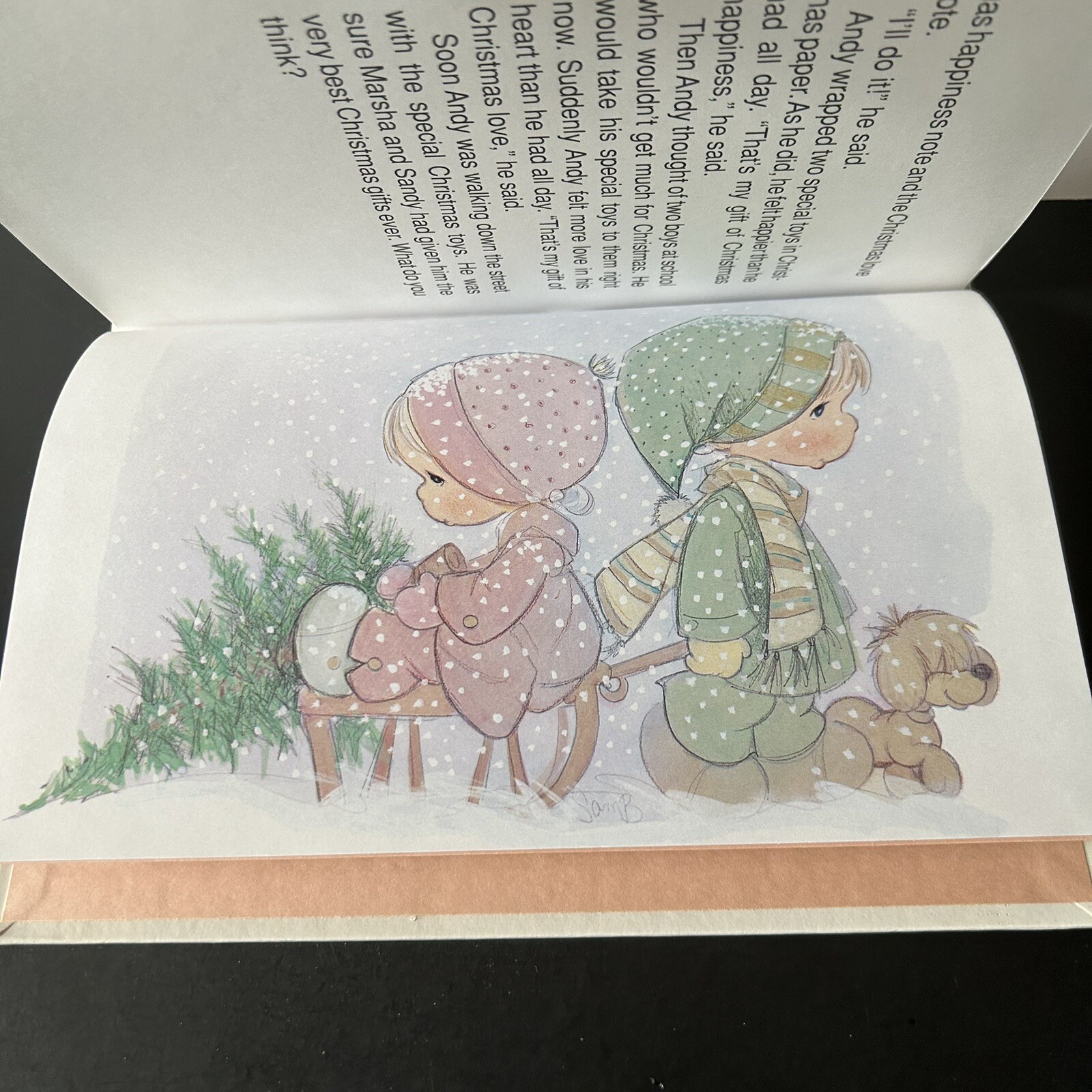 Precious Moments Book Hardcover Through-the-Year Stories 286 Pages Print USA