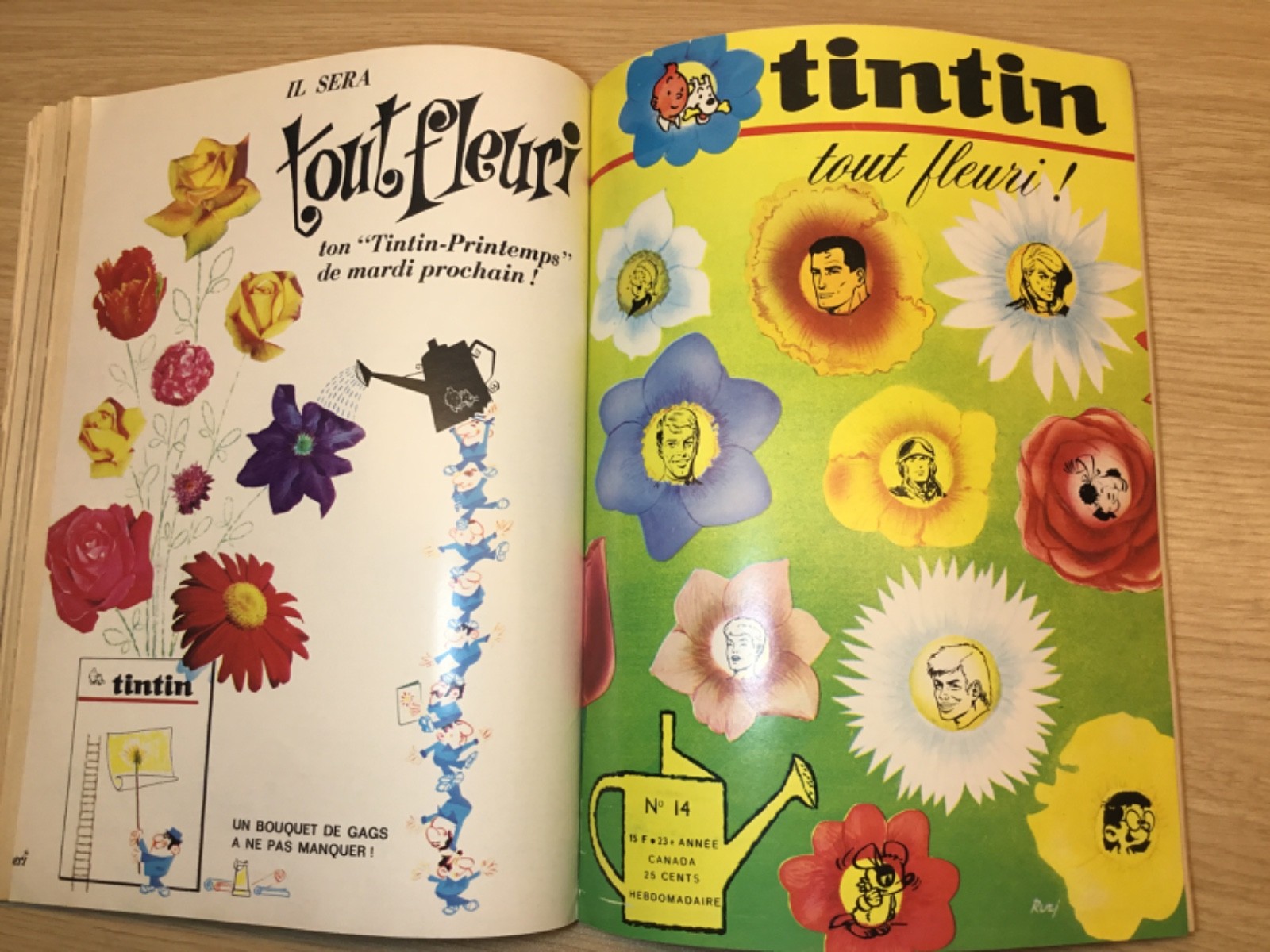 TinTin Le Super Journal des Jeunes, Album 52 plus de 260 Pages All in French