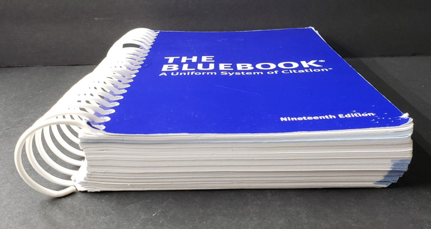 The Bluebook A Uniform System Of Citation Spiral Book 2013 – Law, Legal, Cases