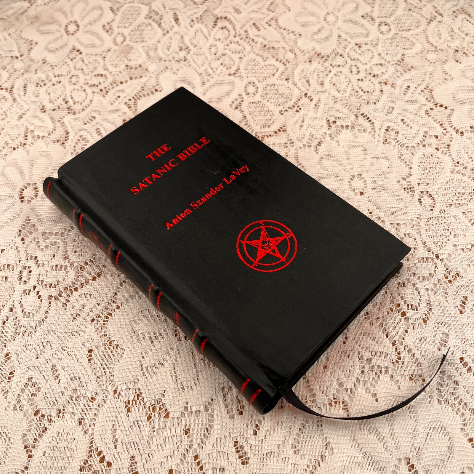 The Satanic Bible By La Vey, Anton [Special Leather Bound]